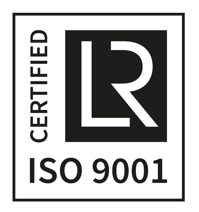 ISO 9001 certified logo