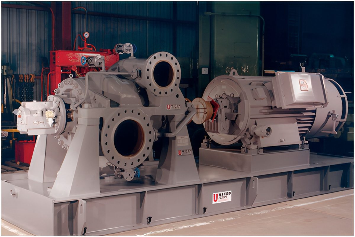 Industrial machinery in a factory setting